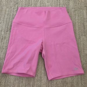 Alo Yoga Pink Biker Shorts